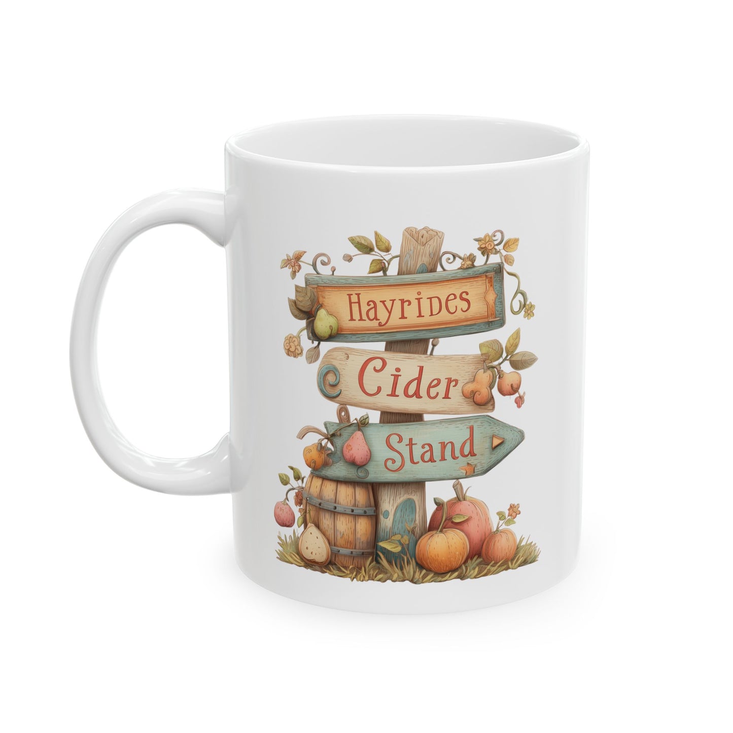 Whimsical Farmhouse Autumn Coffee Mug