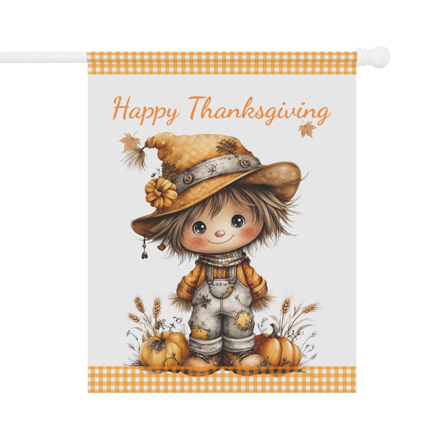 Scarecrow Garden Flag