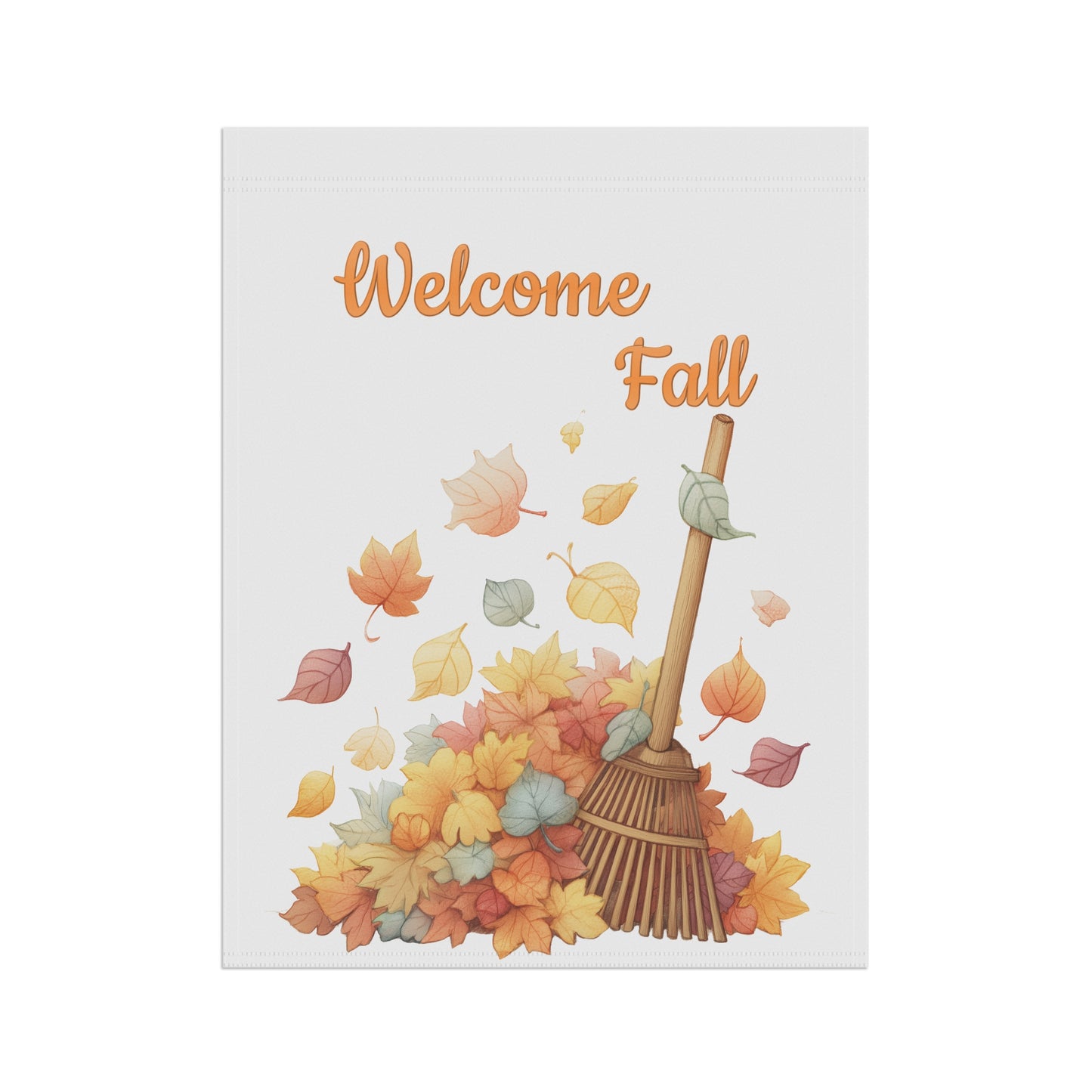 Cute Welcome Fall Garden Flag