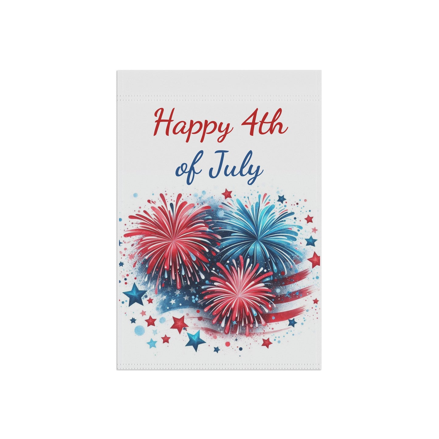 Happy 4th of July Patriotic Garden Flag