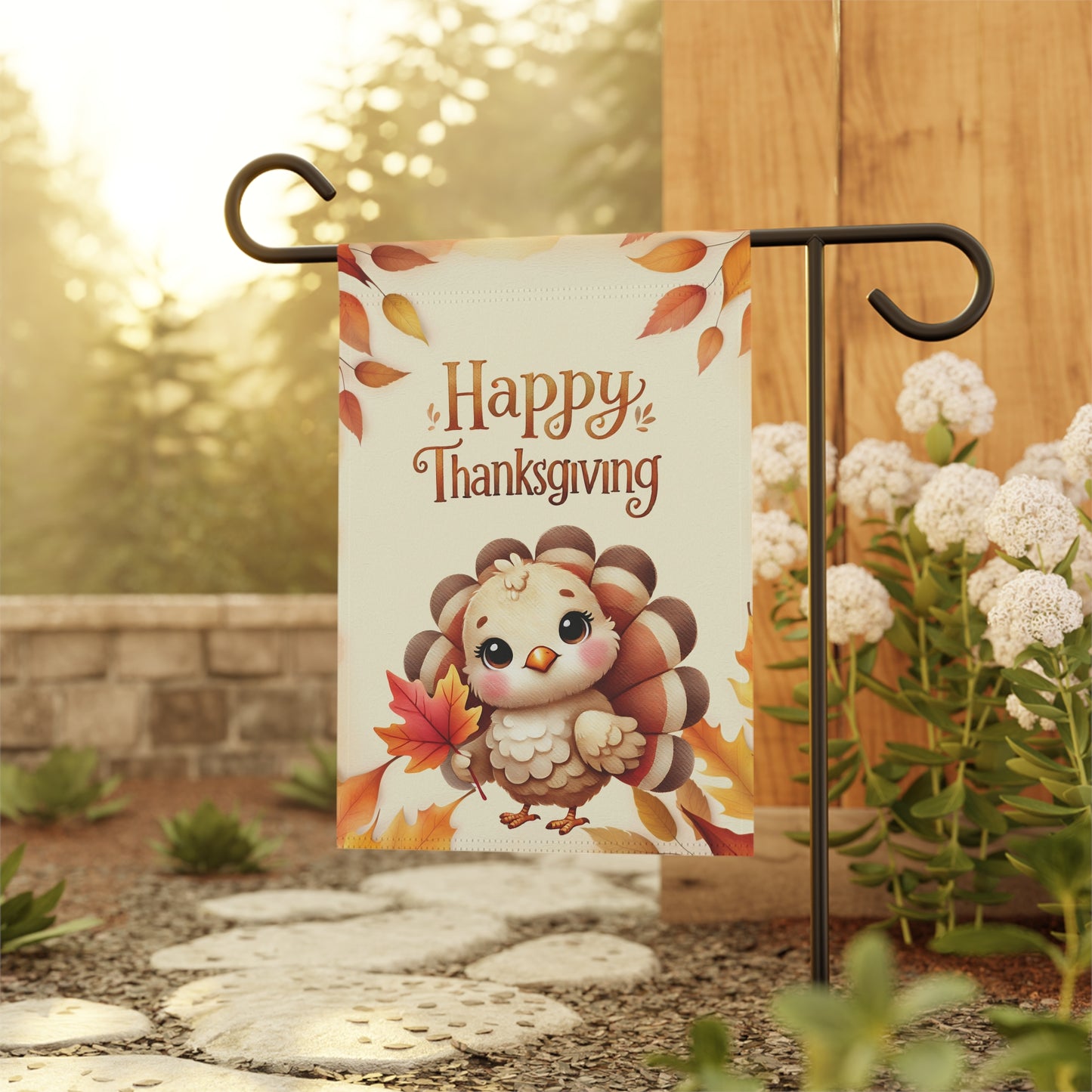 Happy Thanksgiving Garden Flag
