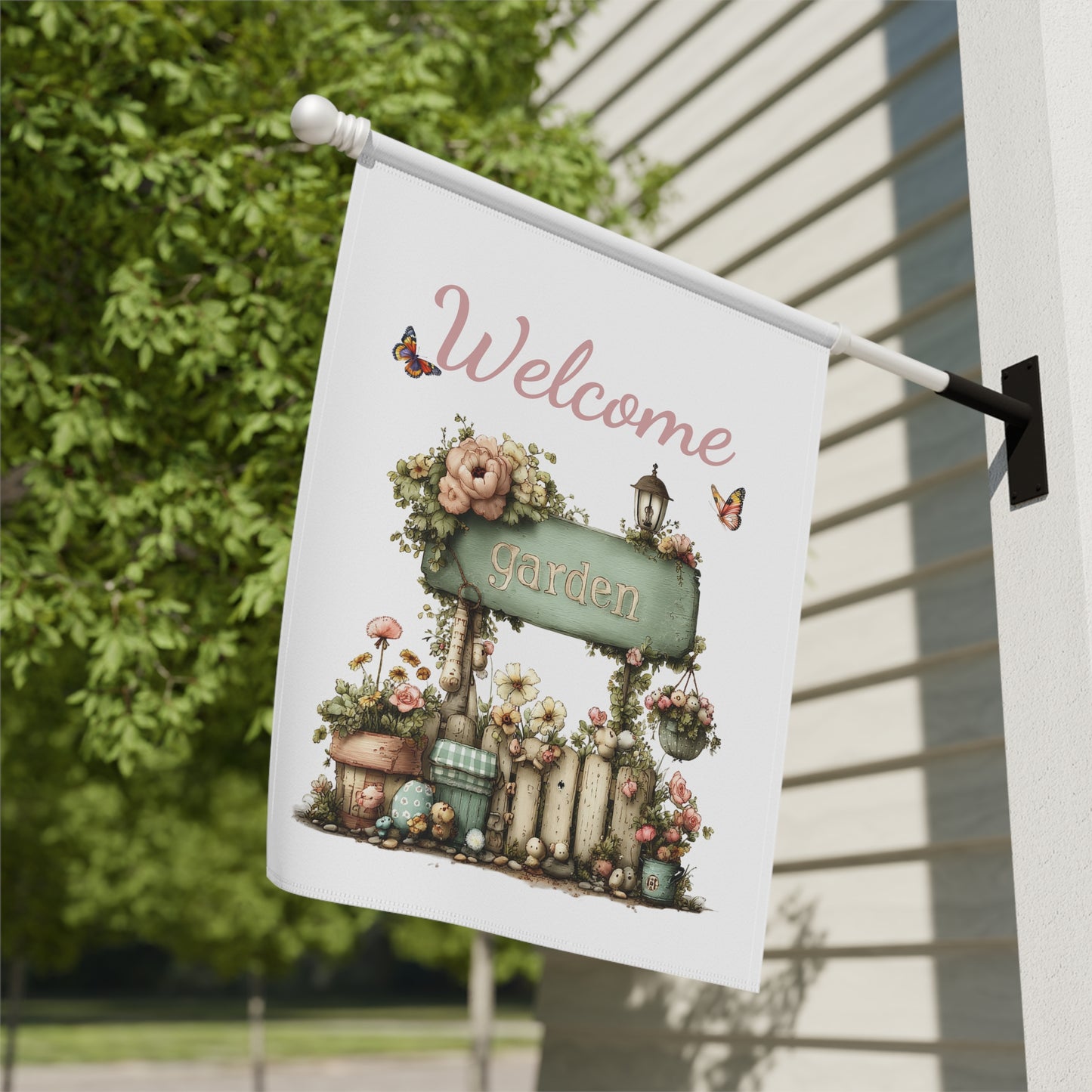 Cottage Garden Sign Flag