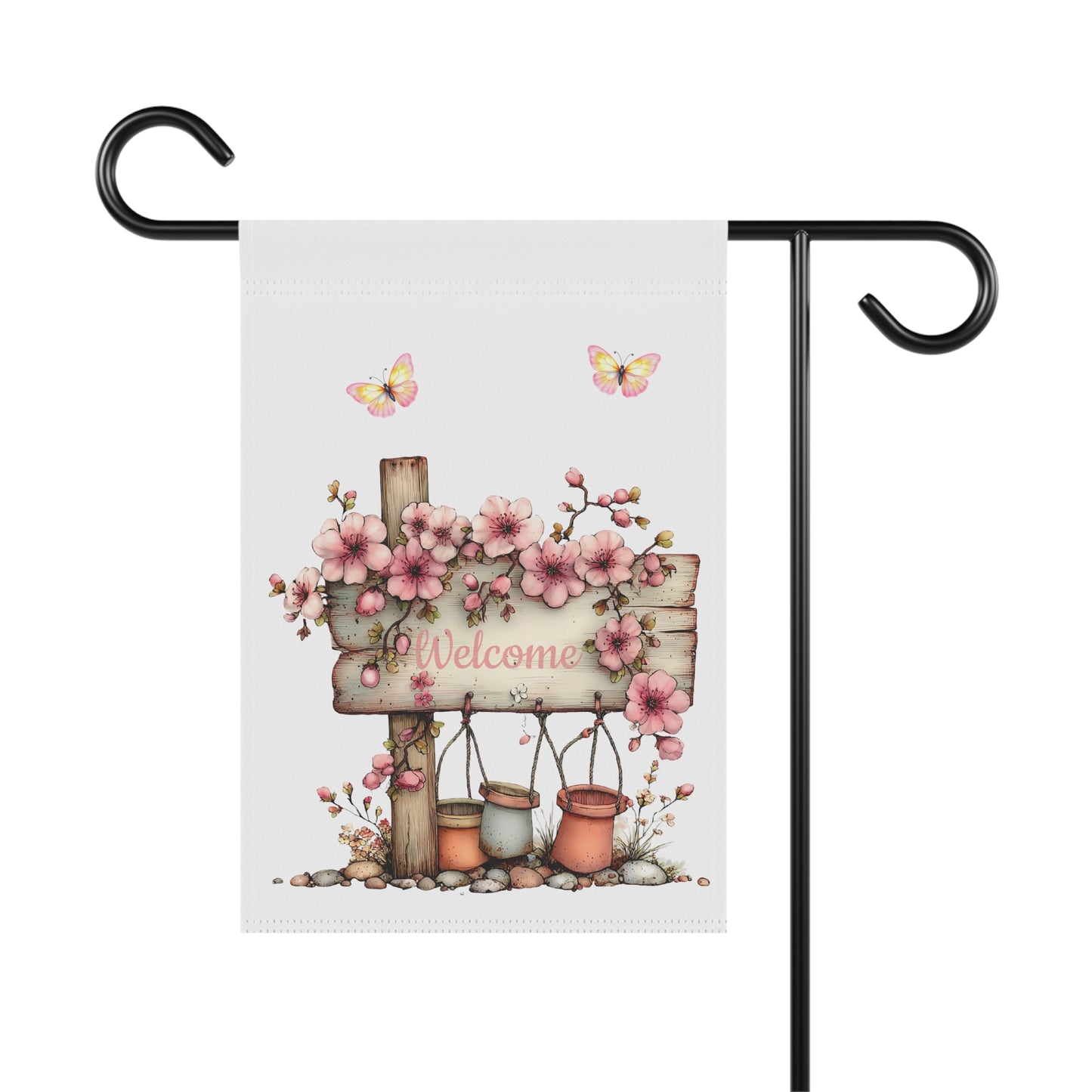 Rustic Blossom Sign Flag
