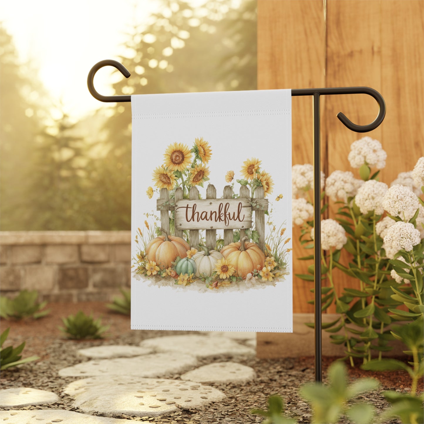 Thankful Harvest Garden Flag