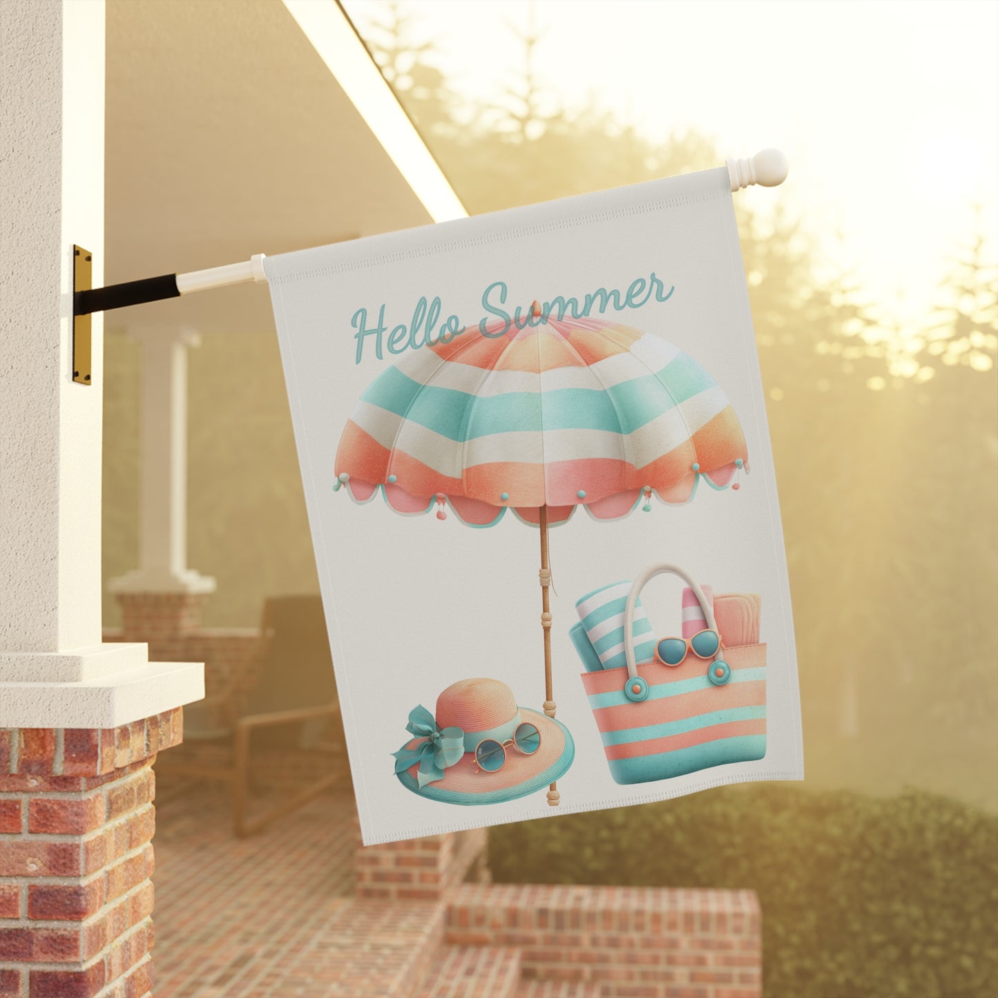 Seasonal Summer Garden Flag