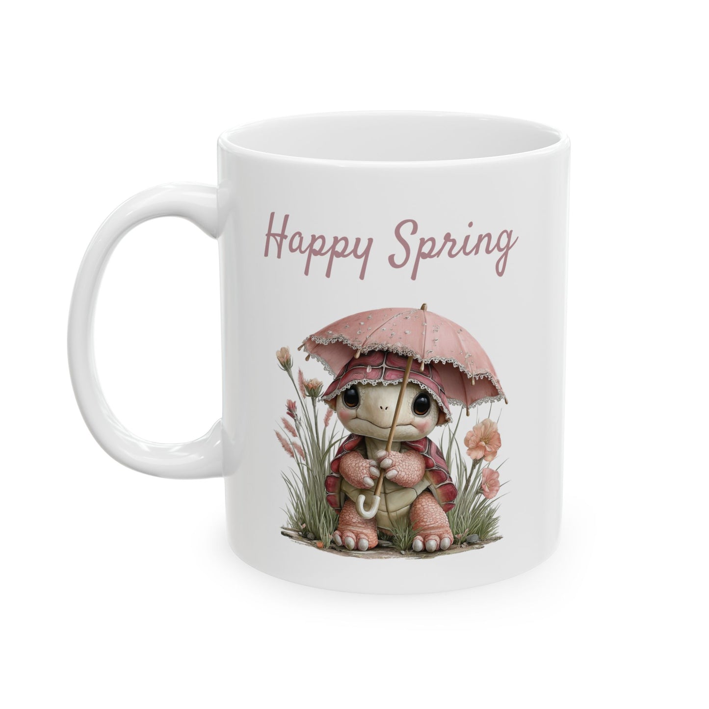 Cute Spring Turtle Coffee Mug