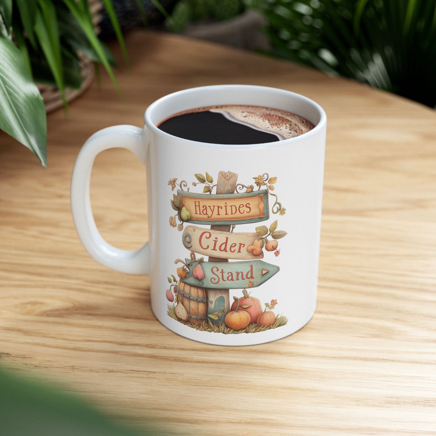 Whimsical Farmhouse Autumn Coffee Mug