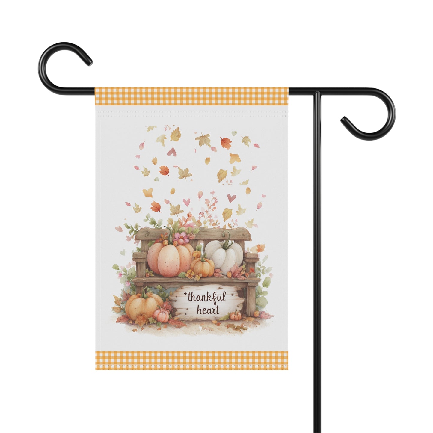 Watercolor Autumn Thanksgiving Garden Flag