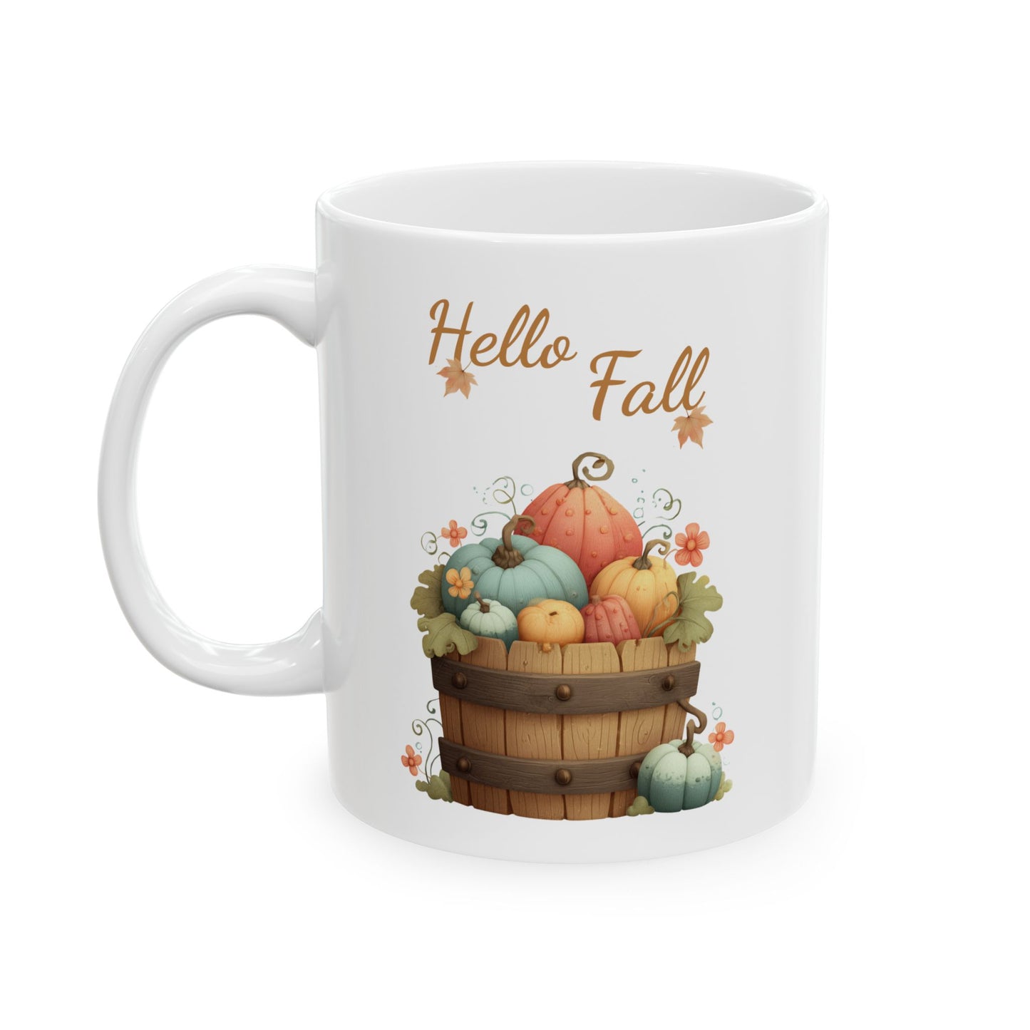 Colorful Pastel Autumn Ceramic Tea Mug