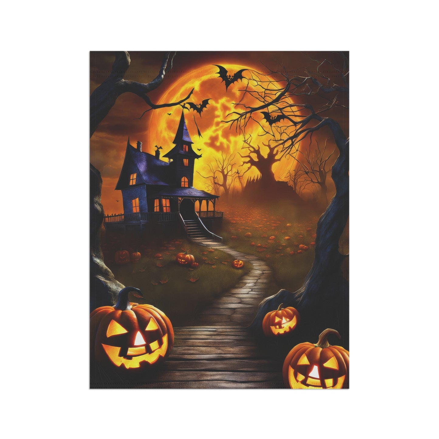 Spine-chilling Halloween Garden Flag/ House Banner
