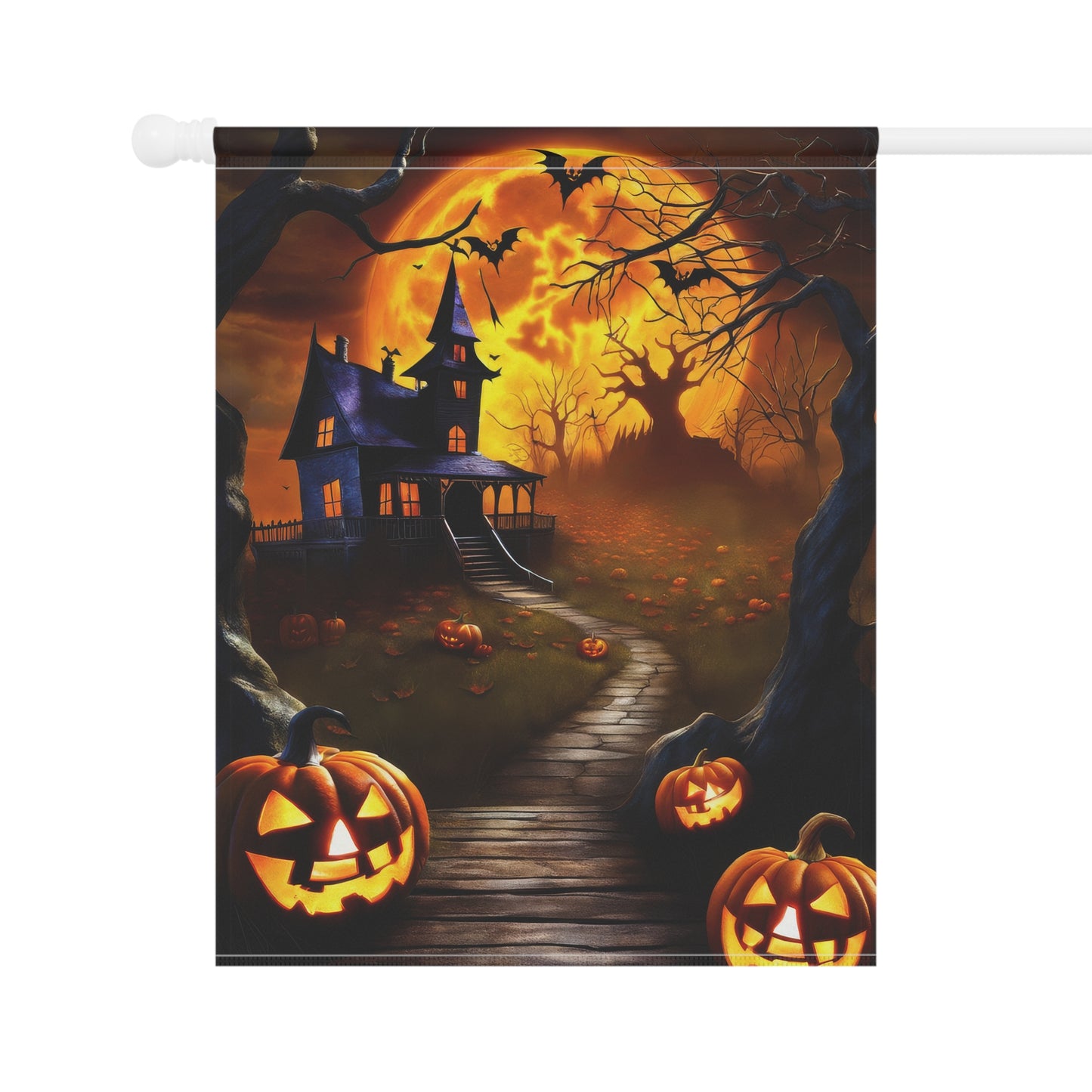 Spine-chilling Halloween Garden Flag/ House Banner