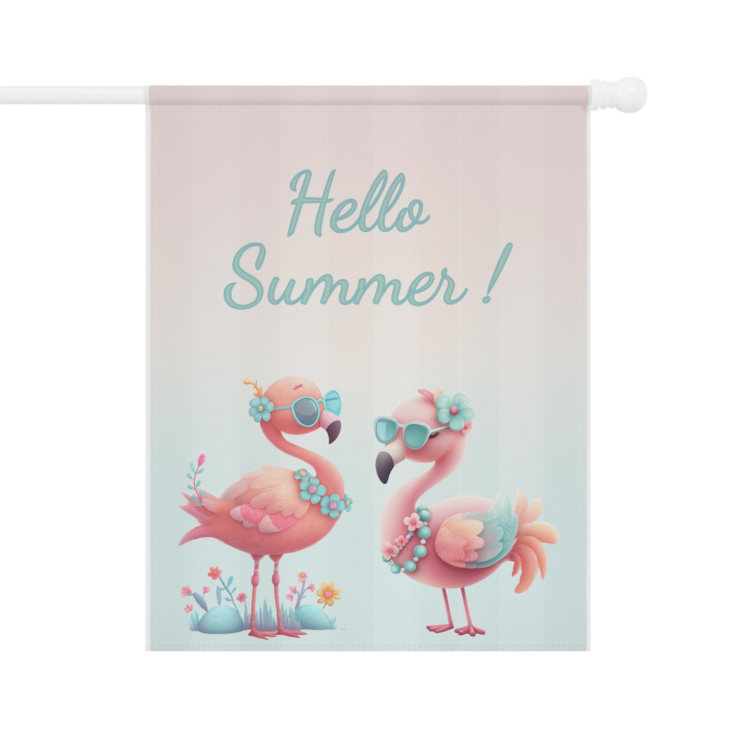 Flamingo Garden Flag