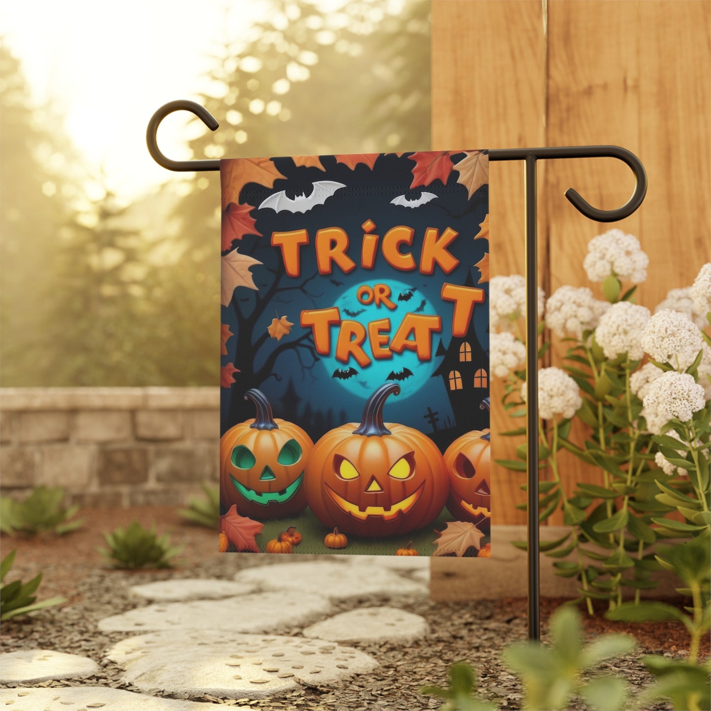 Trick or Treat Halloween Garden Flag/House Banner