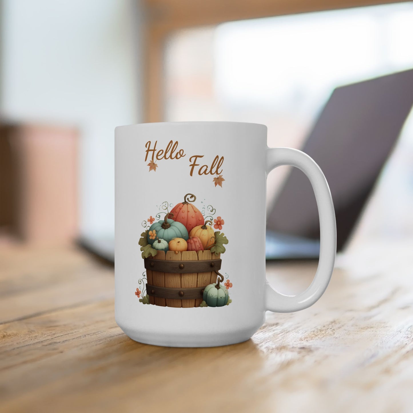 Colorful Pastel Autumn Ceramic Tea Mug