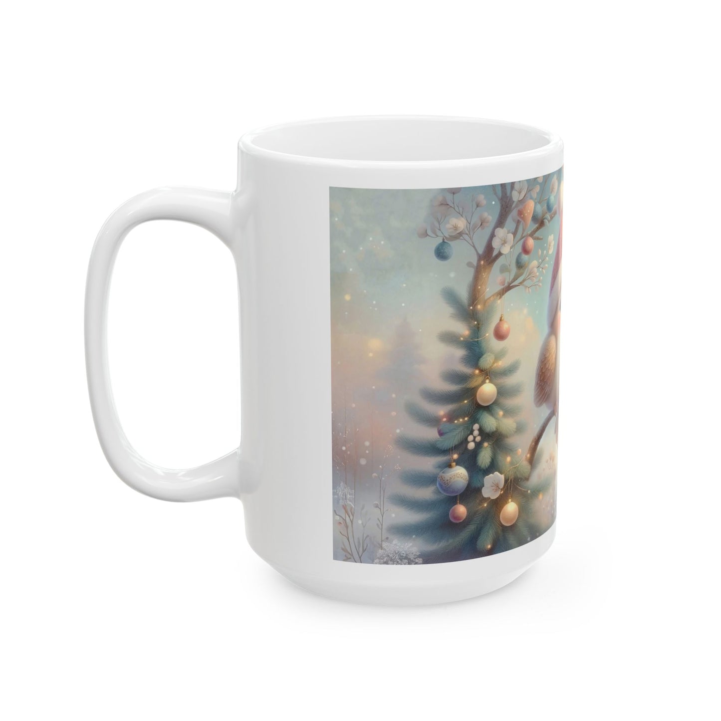 Cute Christmas Bird Coffee Mug