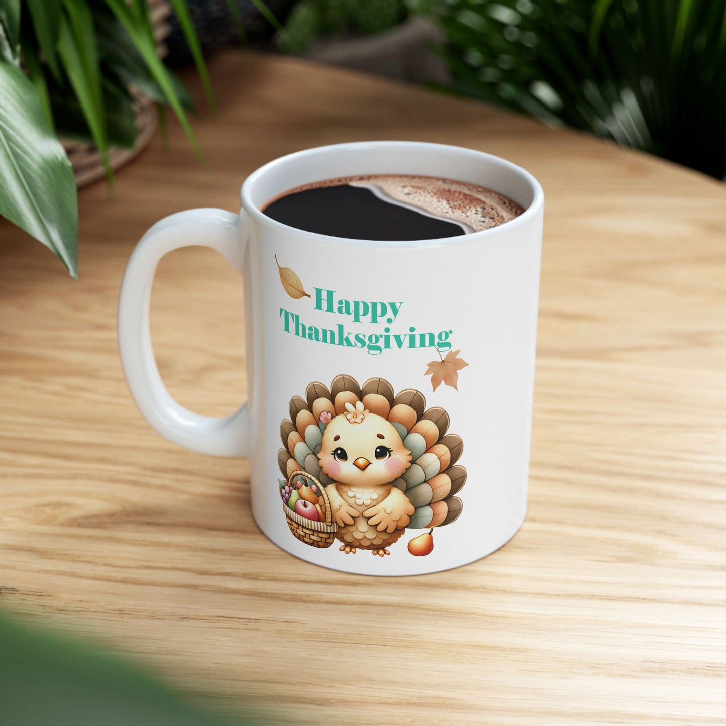 Baby Turkey Coffee Mug for Thanksgiving Season
