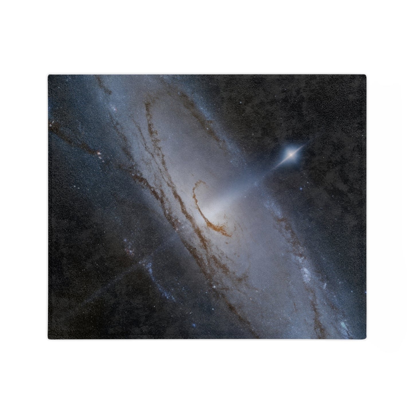 Galactic Stardust Velveteen Plush Blanket