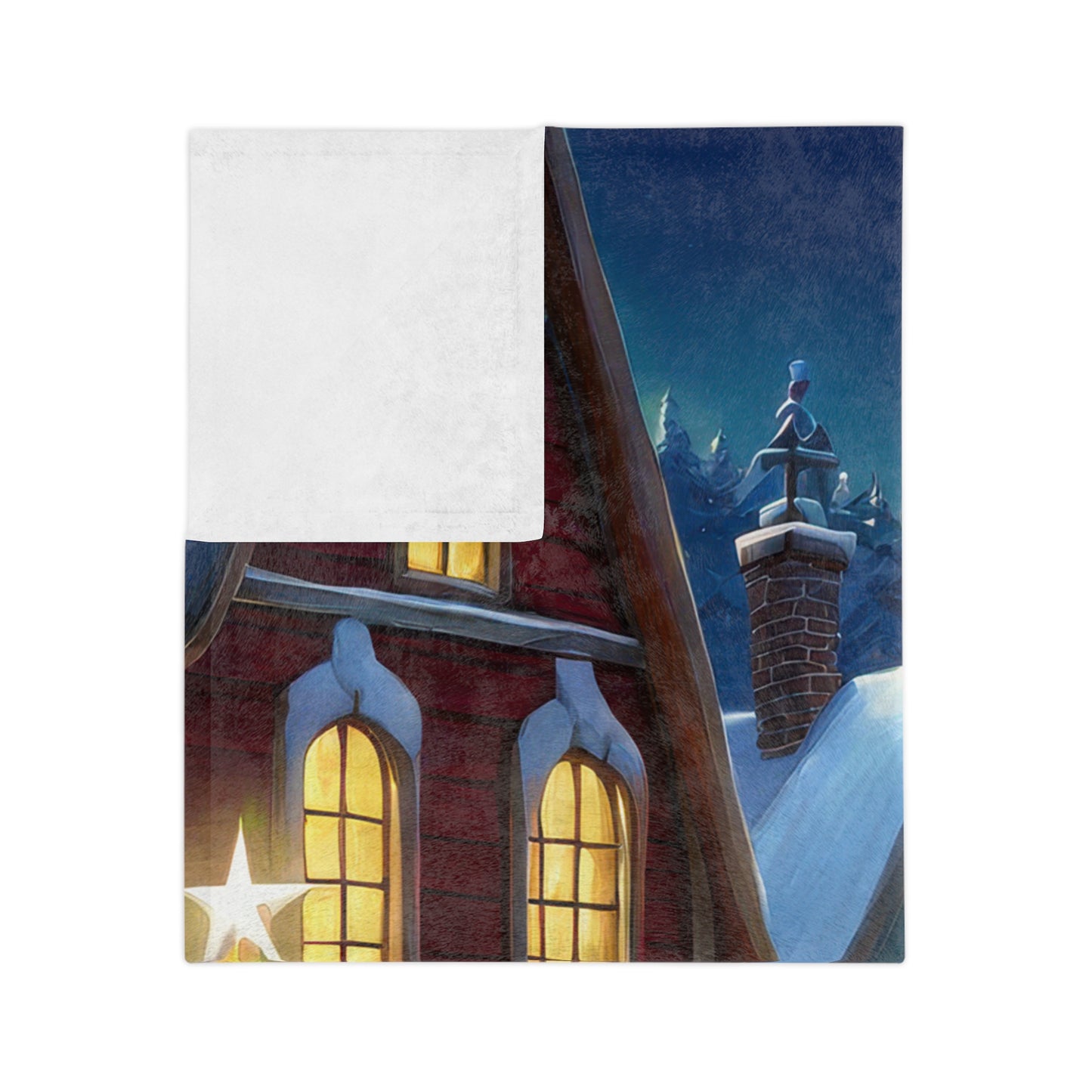 Holiday Home Velveteen Sofa Blanket