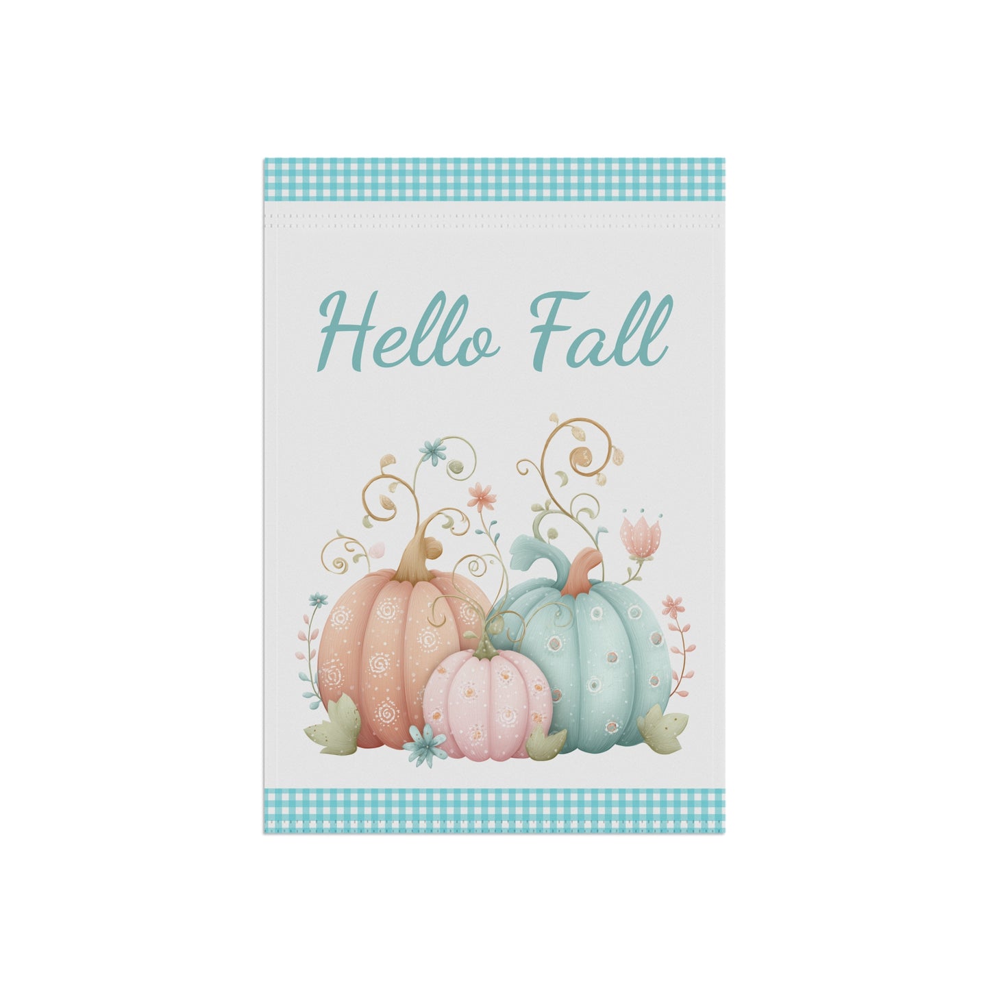 Pastel Pumpkins Garden Flag