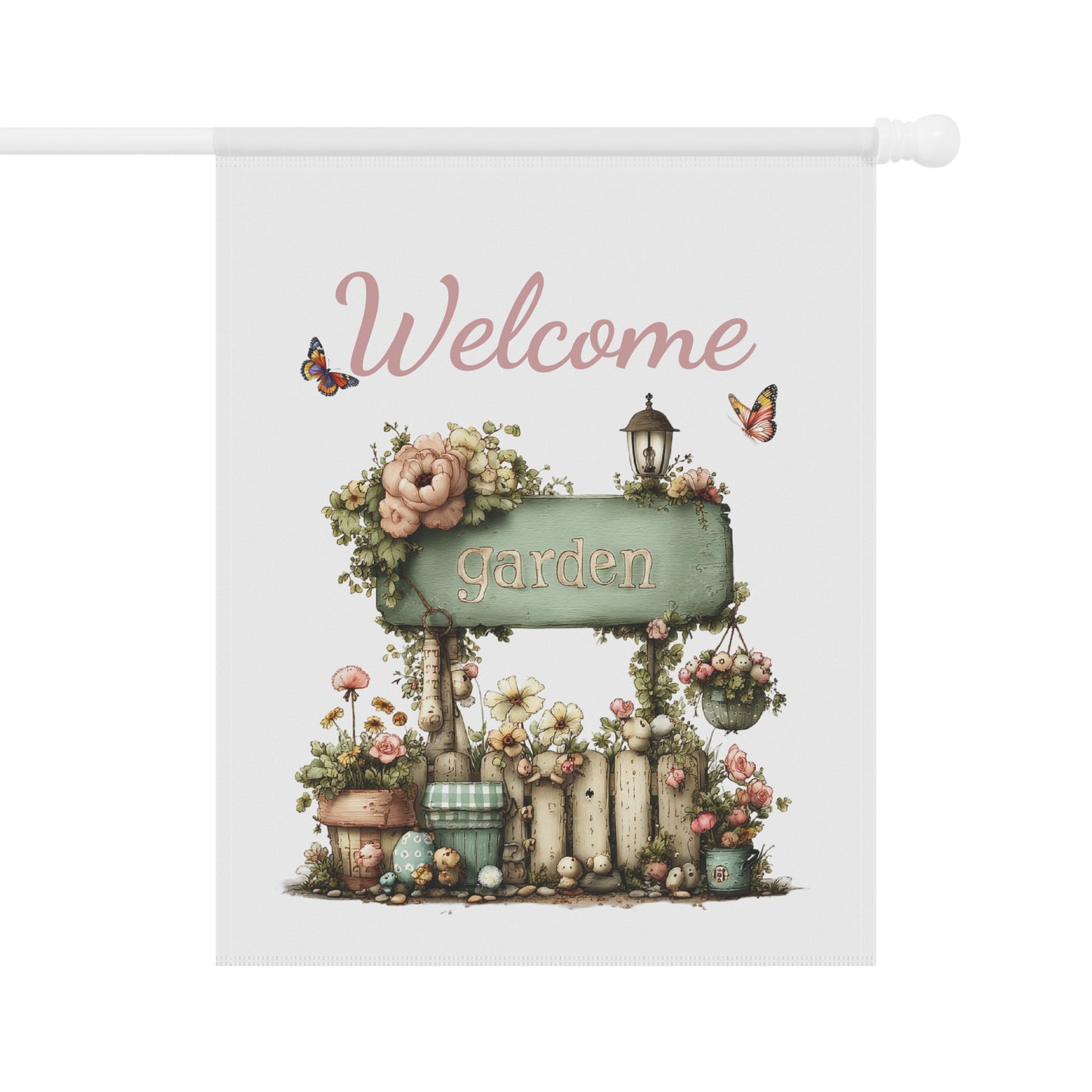 Cottage Garden Sign Flag