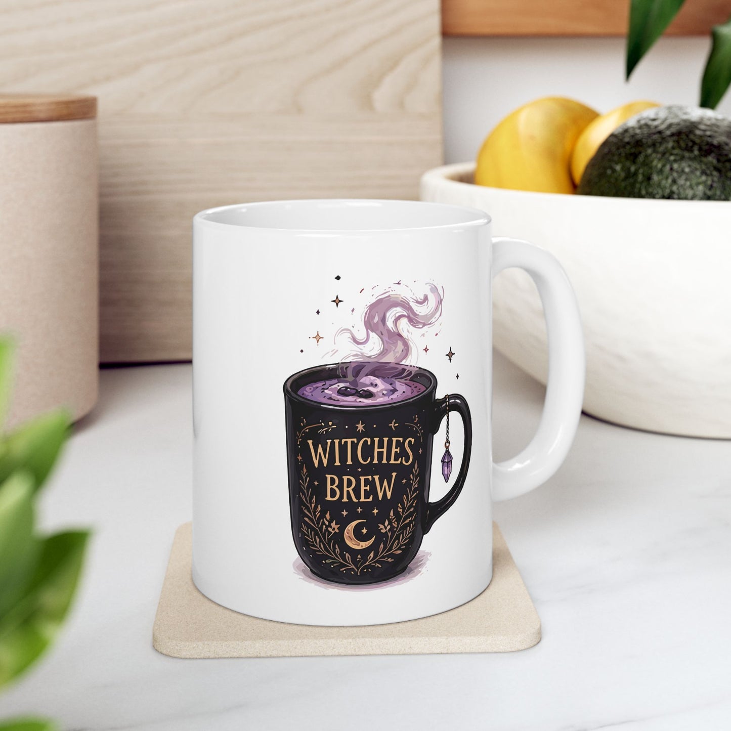 Cute Witches Brew Halloween Coffee Mug