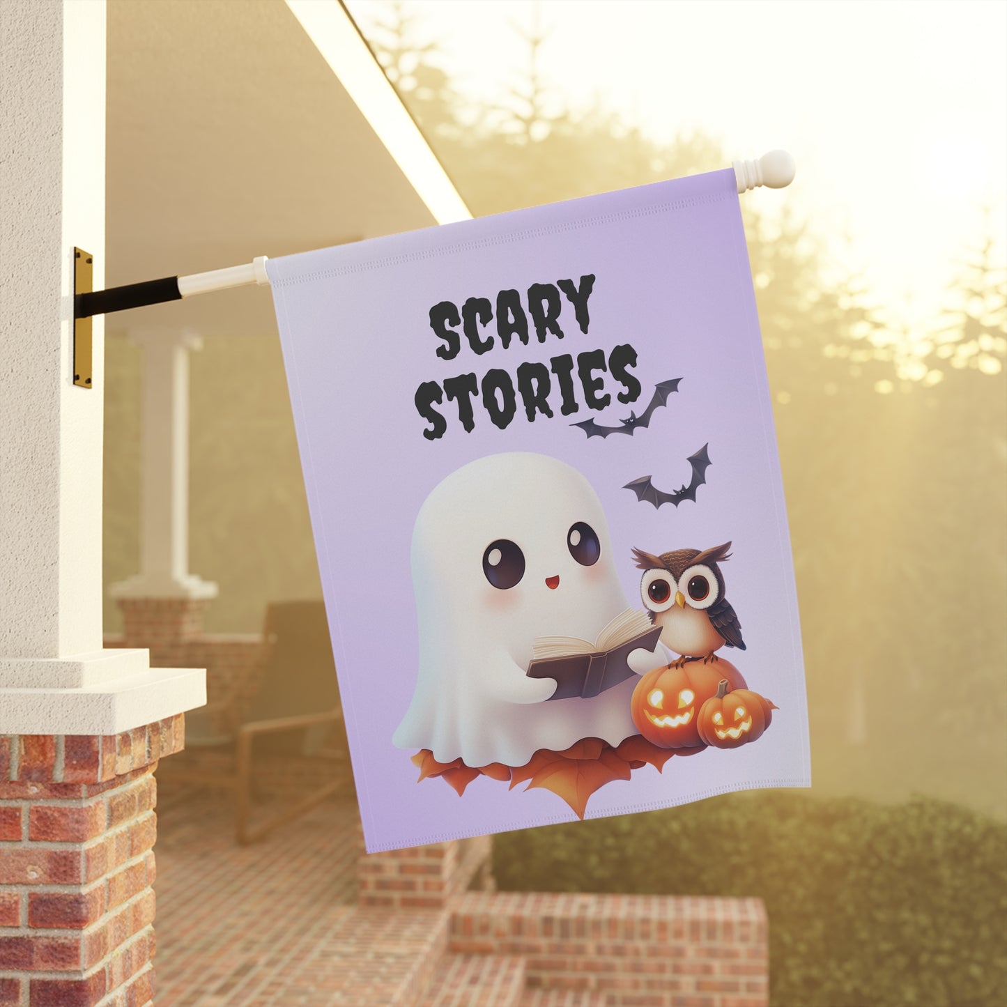 Scary Stories Garden Flag