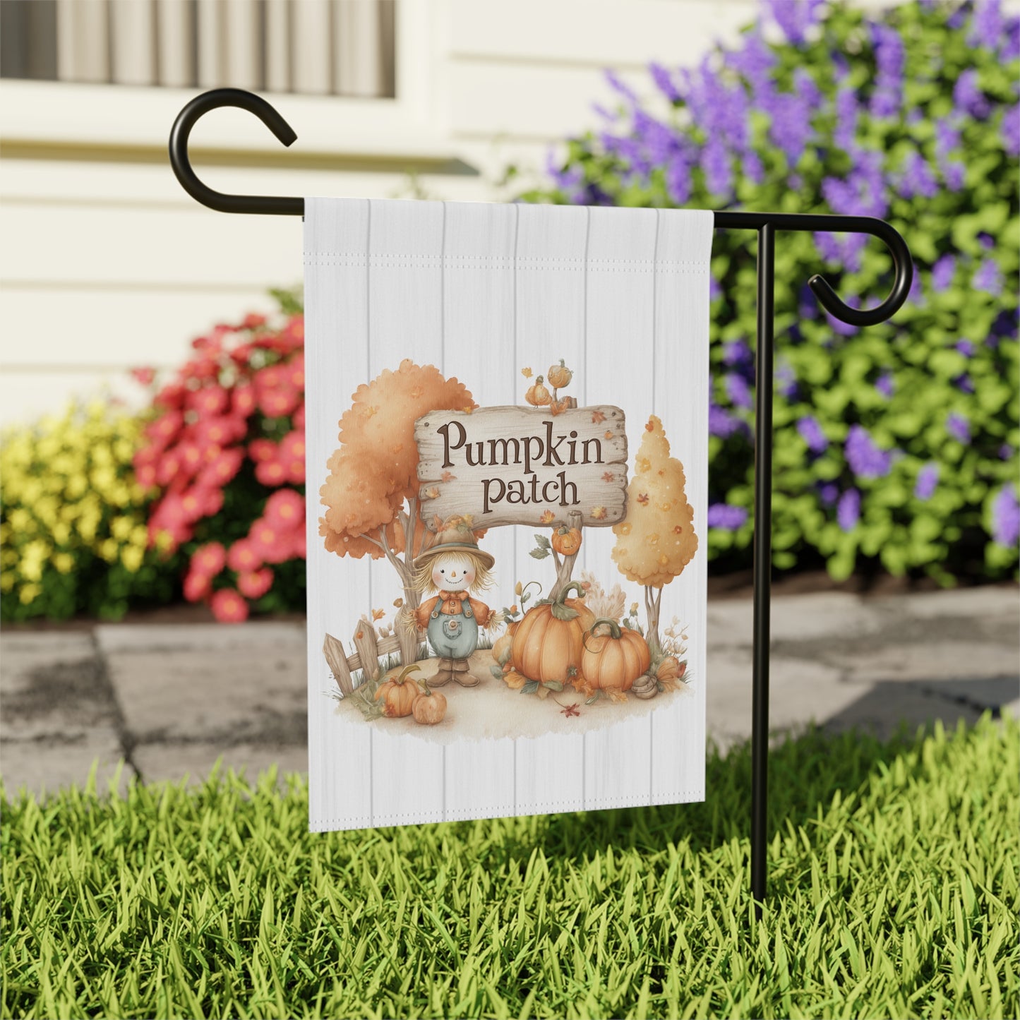 Pumpkin Patch Fall Garden Flag