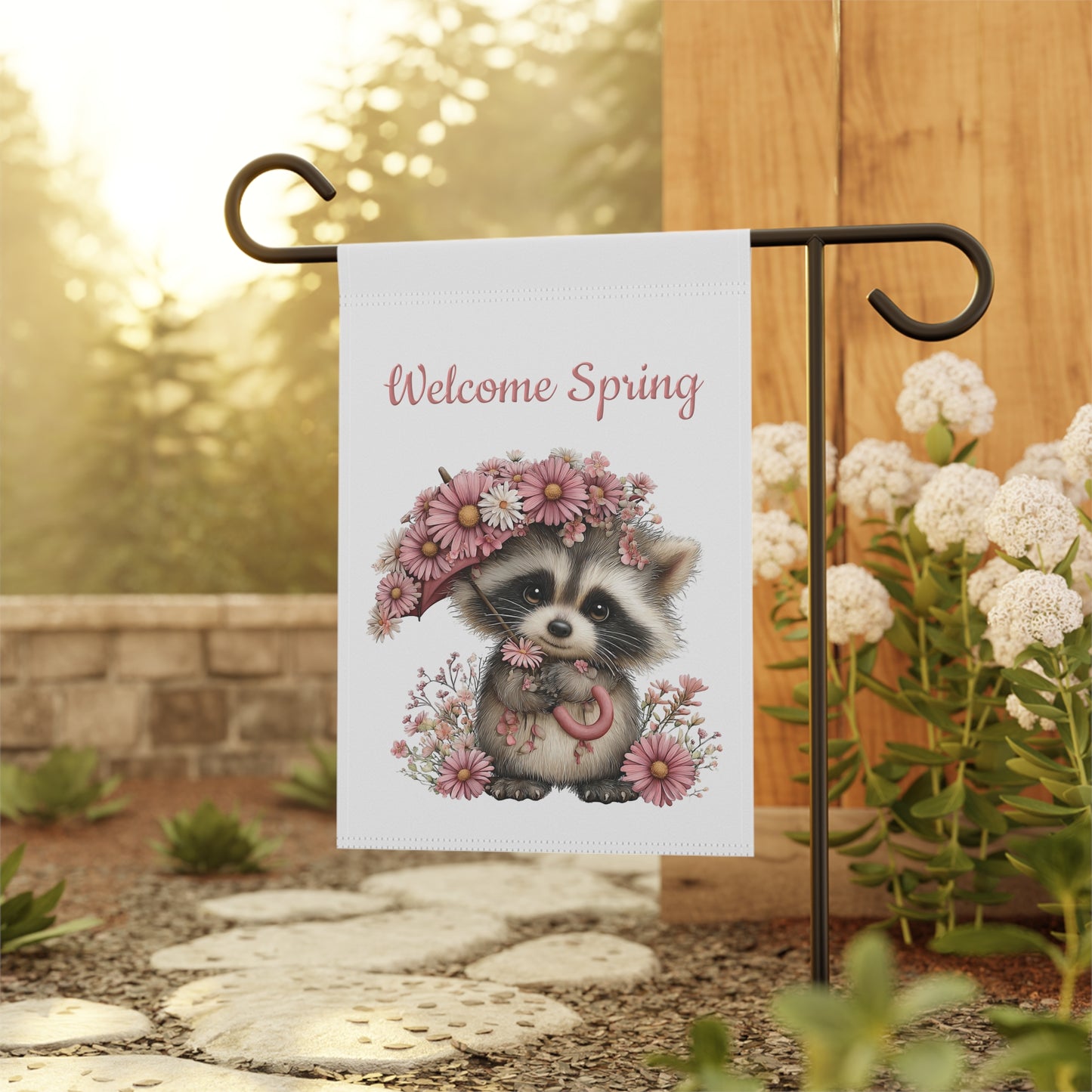 Cute Spring Welcome Garden Flag