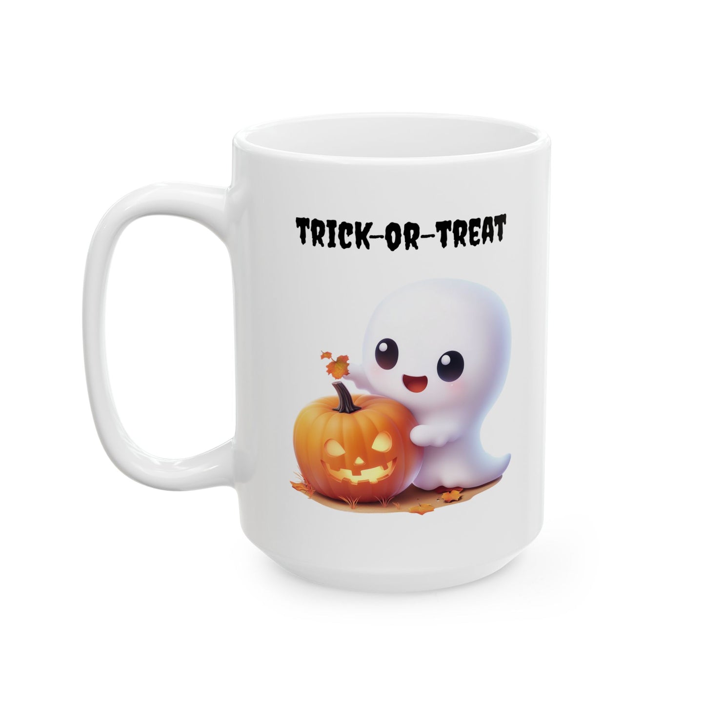 Cute Trick-or-Treat Ghost Coffee Mug
