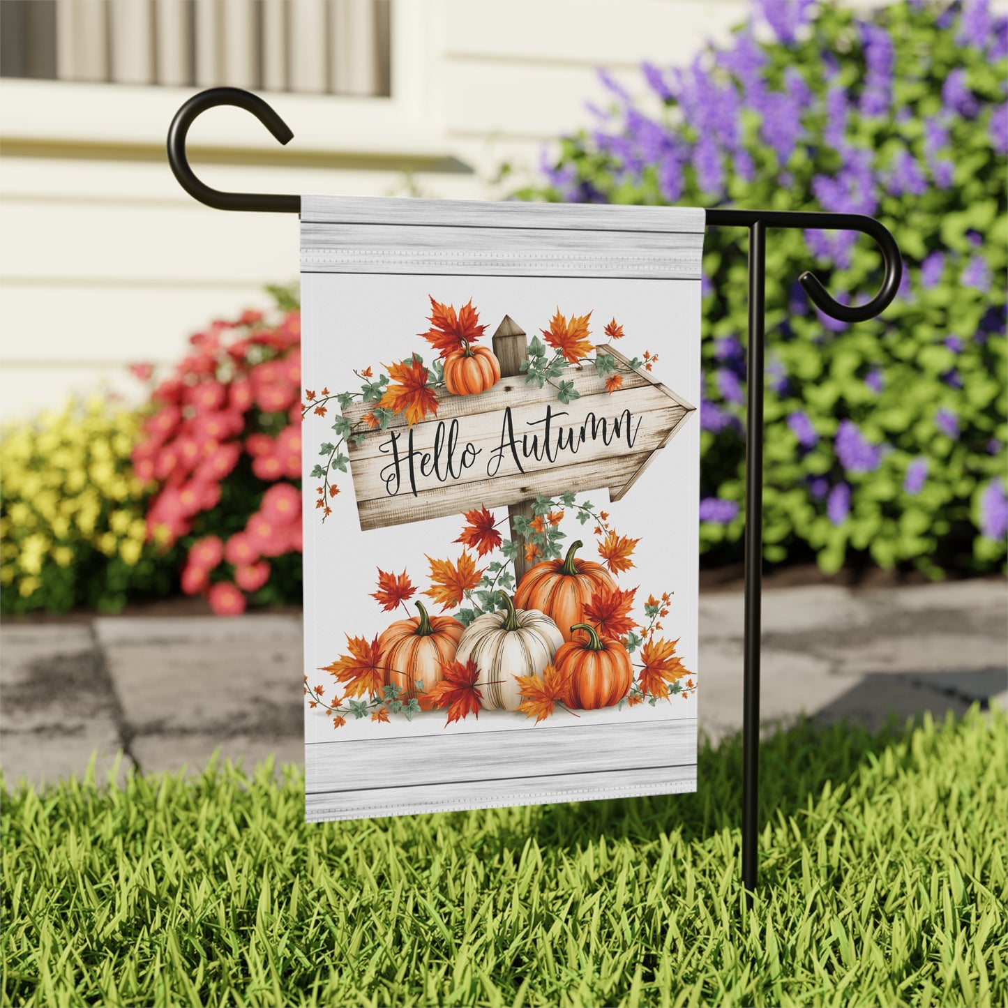 Rustic Arrow Autumn Garden Flag