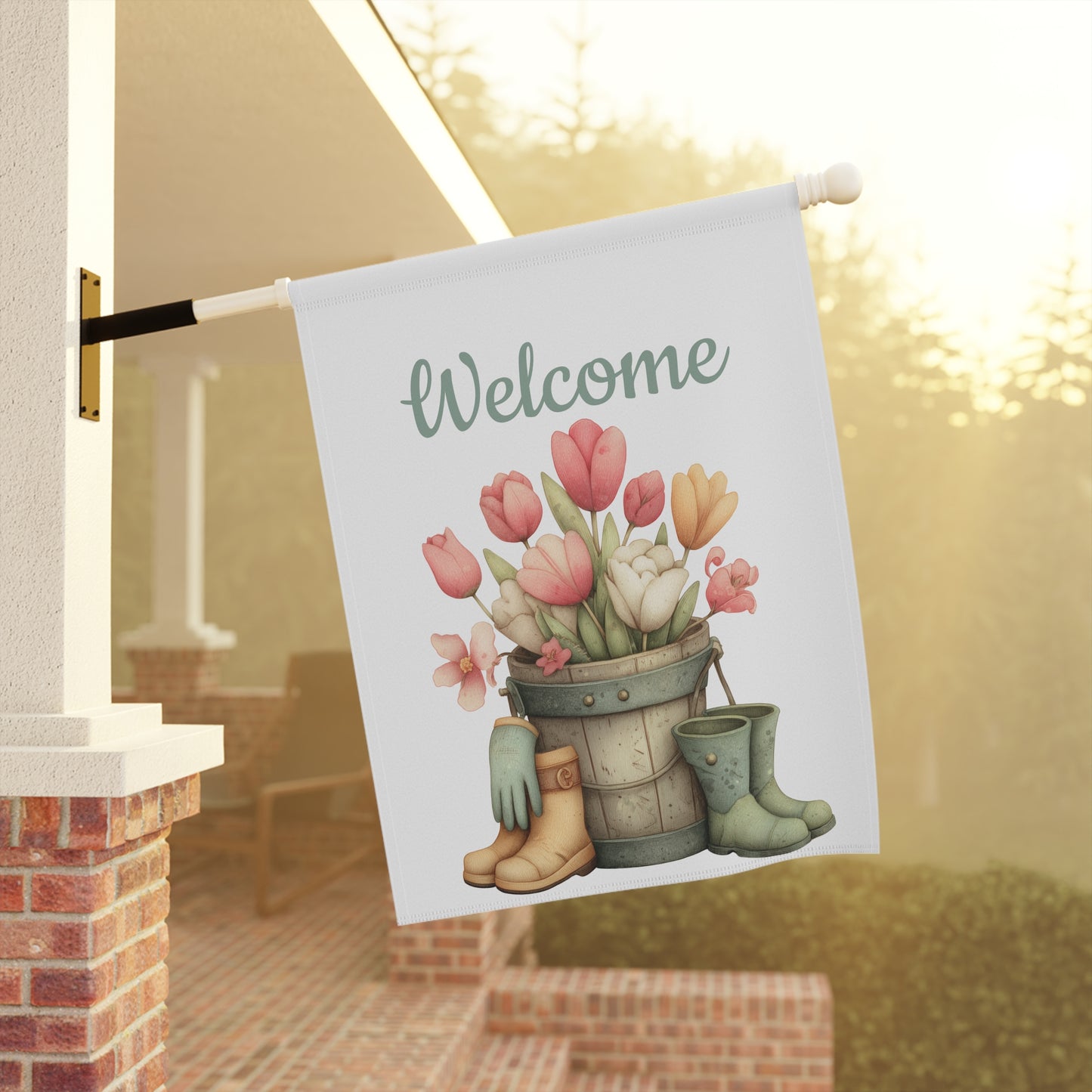 Welcome Garden Flag