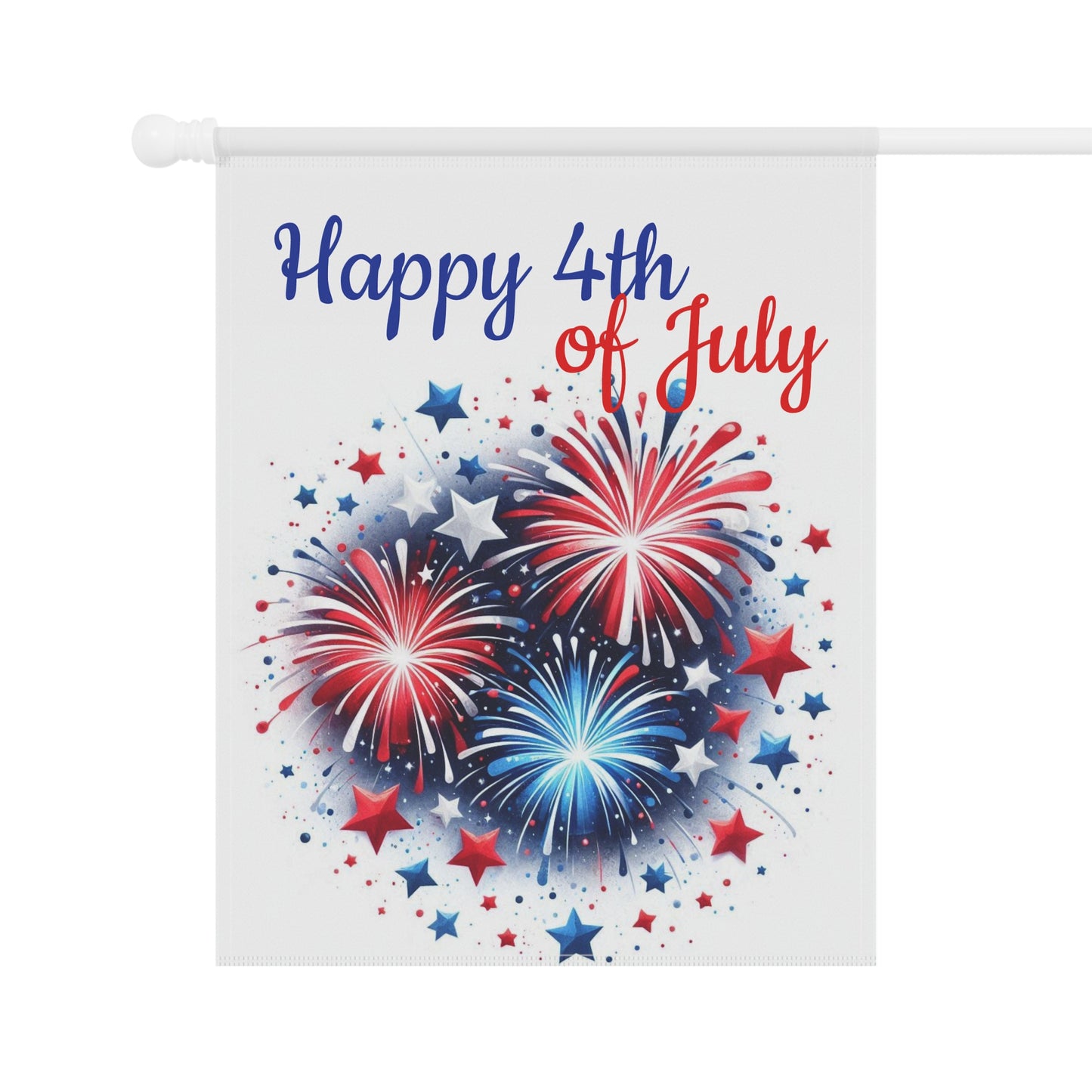 4th of July Patriotic Garden Flag
