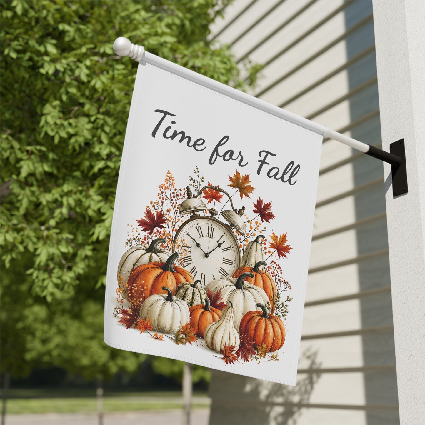 Time for Fall Vintage Garden Flag
