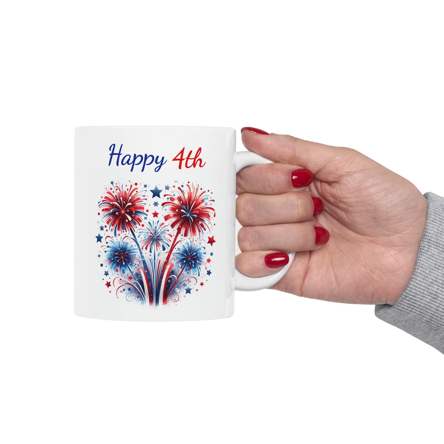 Happy 4th Patriotic Coffee Mug