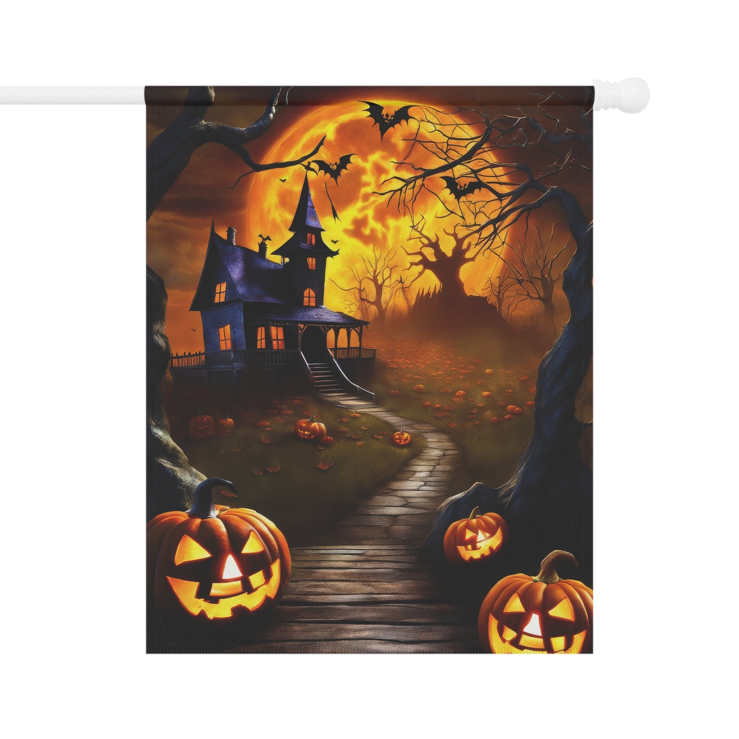 Spine-chilling Halloween Garden Flag/ House Banner