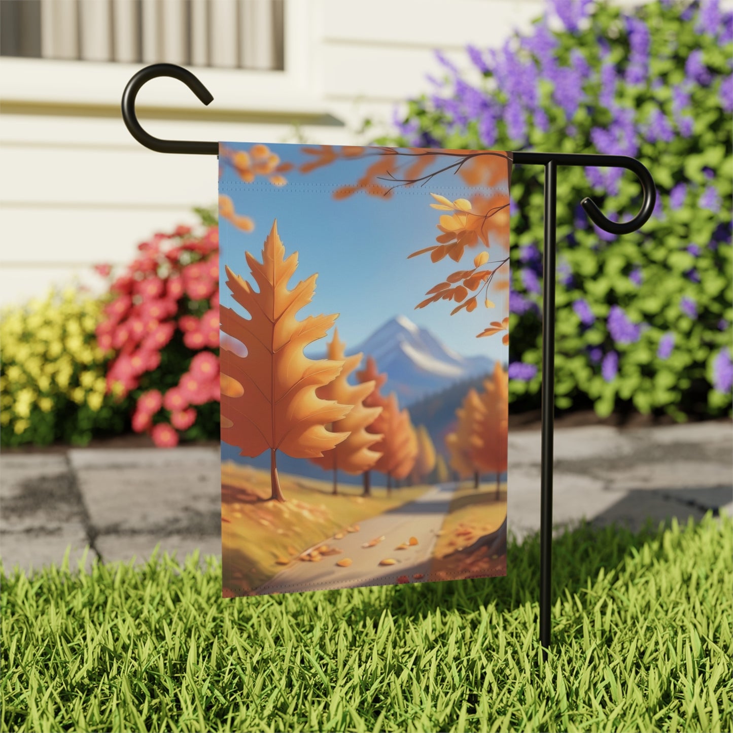 Autumn Garden Flag