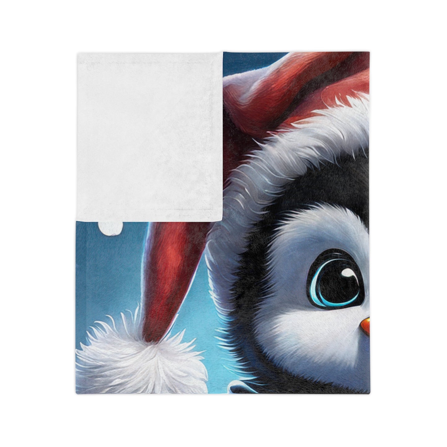 Precious Baby Penguin Plush Sofa Blanket