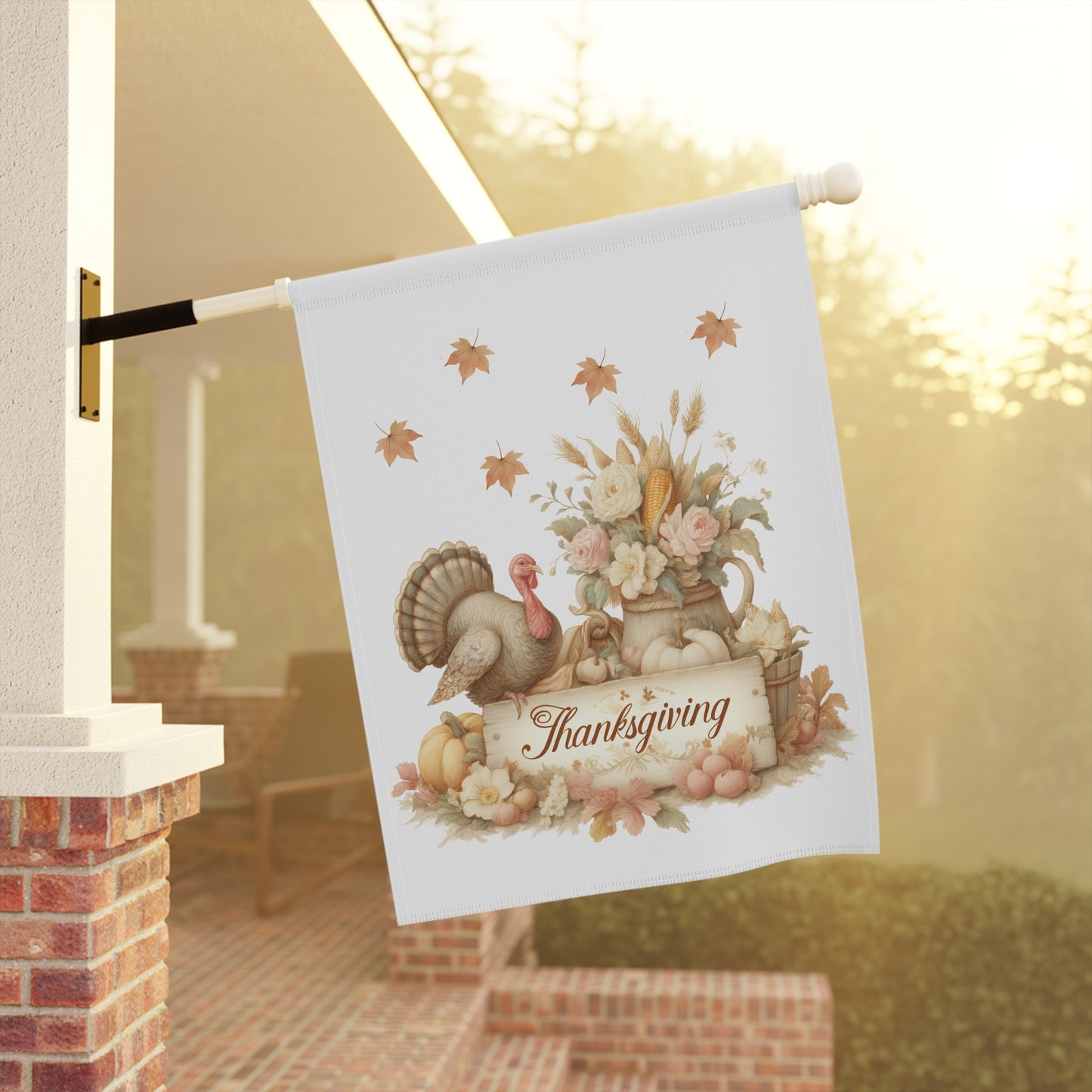 Happy Thanksgiving Garden Flag