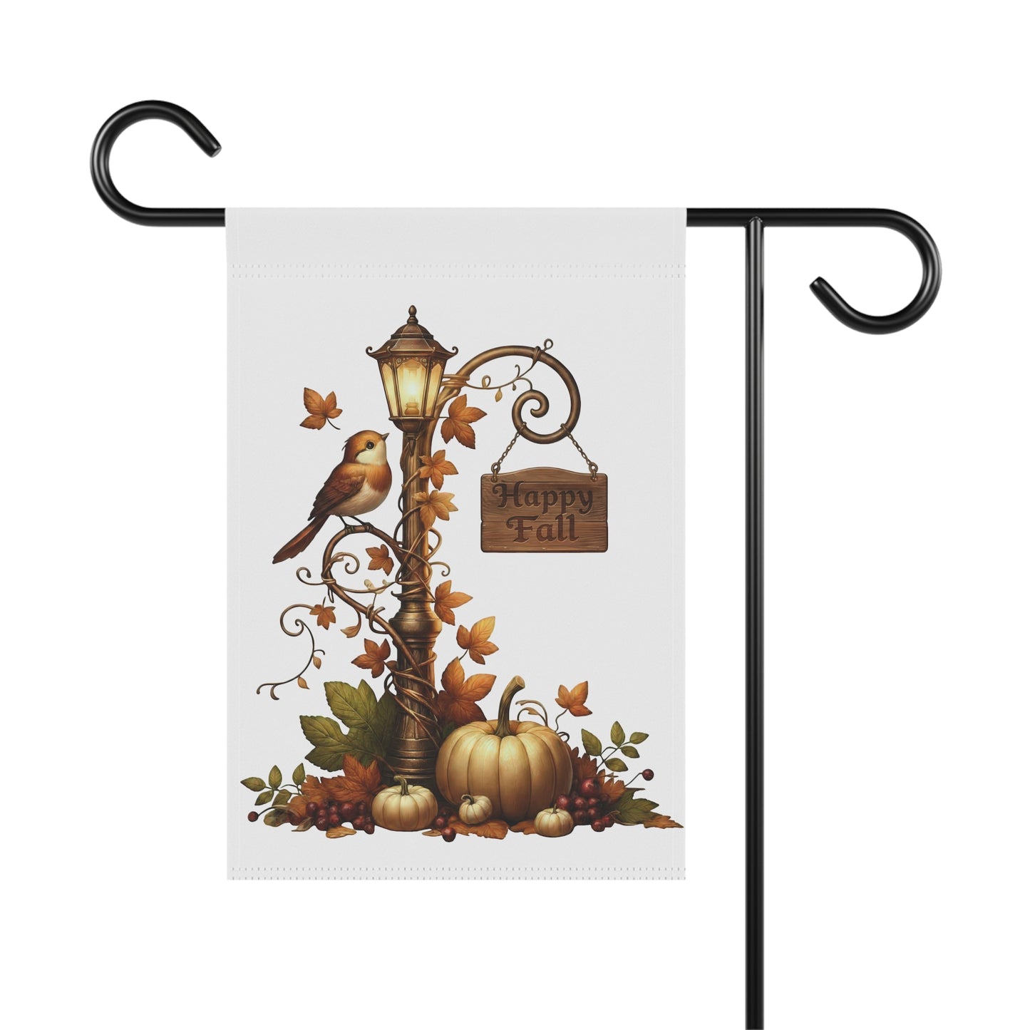 Cute Autumn Garden Flag