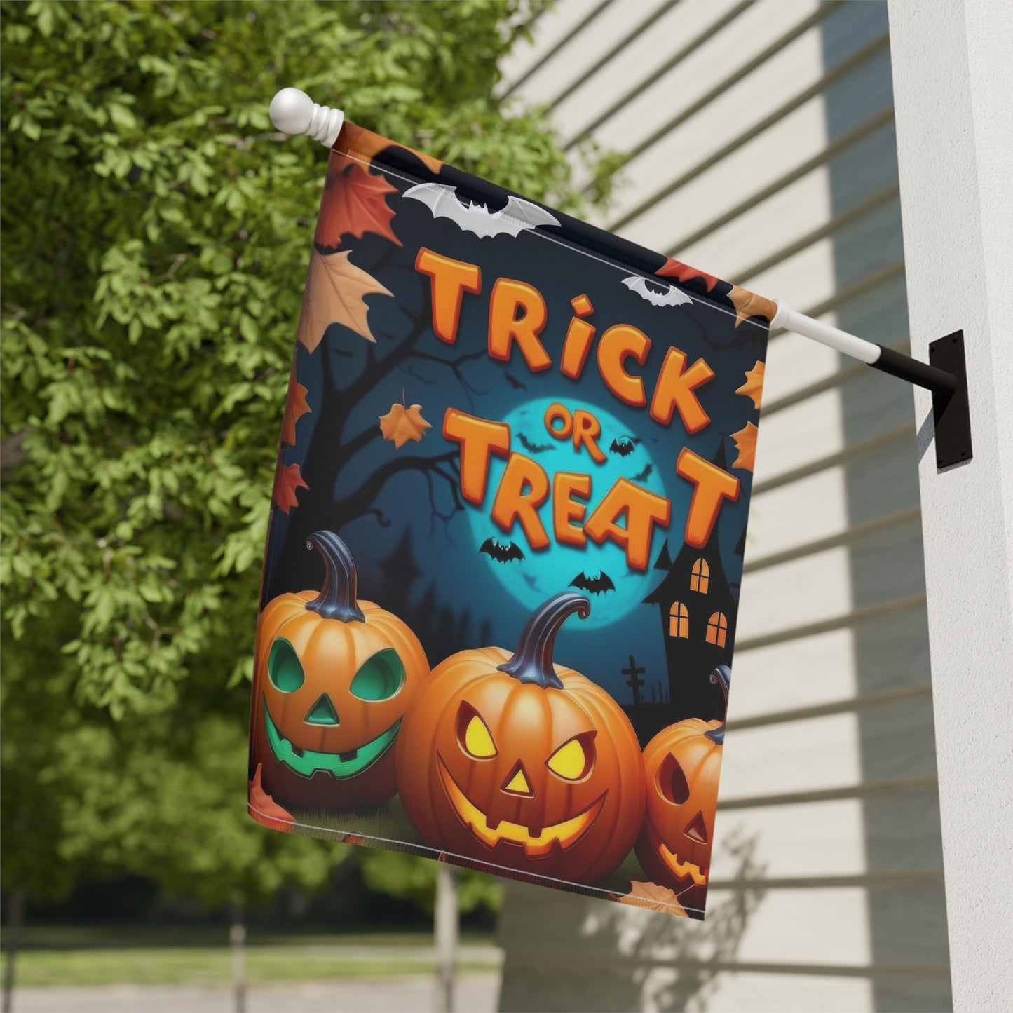 Trick or Treat Halloween Garden Flag/House Banner