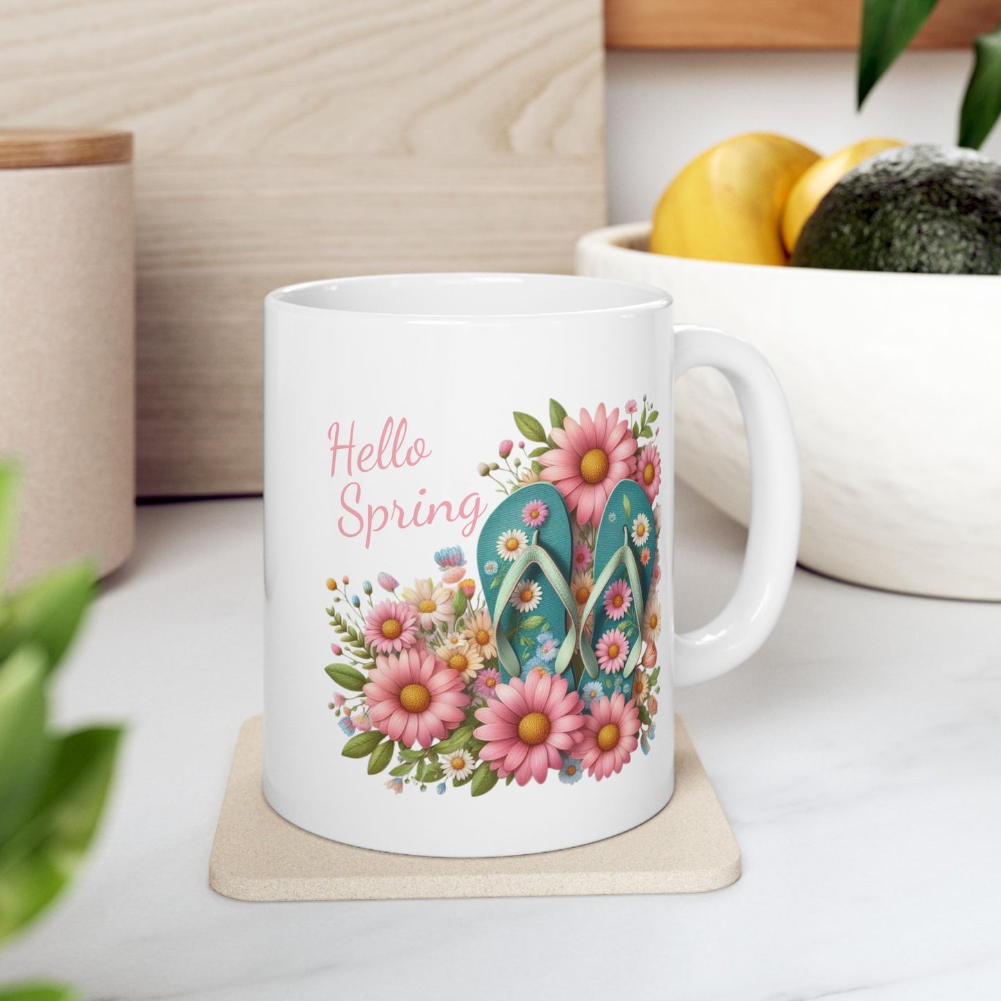 Cute Flip Flops Spring Coffee Mug