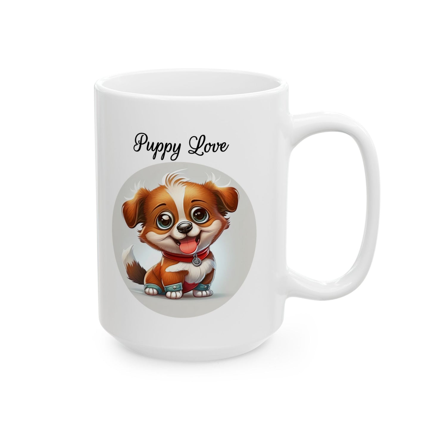 "Puppy Love" Adorable Dog Coffee Mug