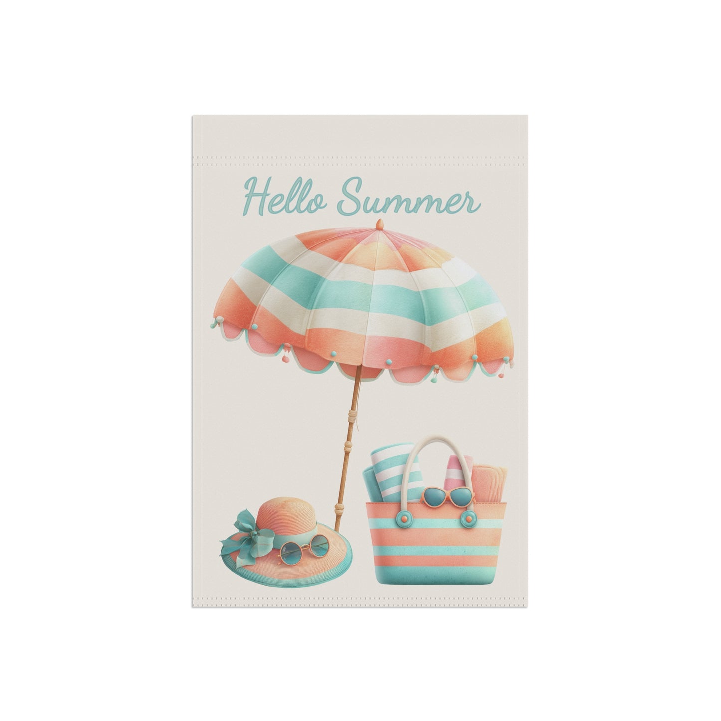 Seasonal Summer Garden Flag