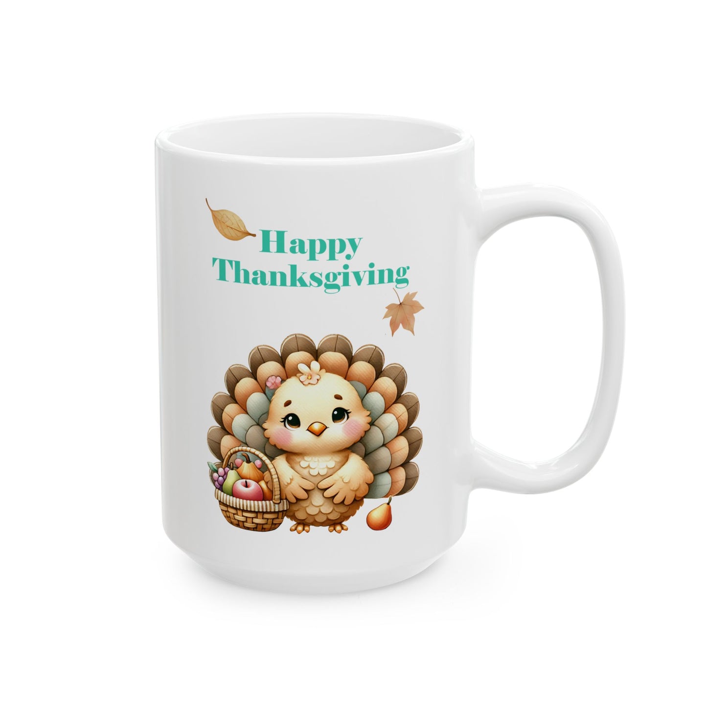 Baby Turkey Coffee Mug for Thanksgiving Season