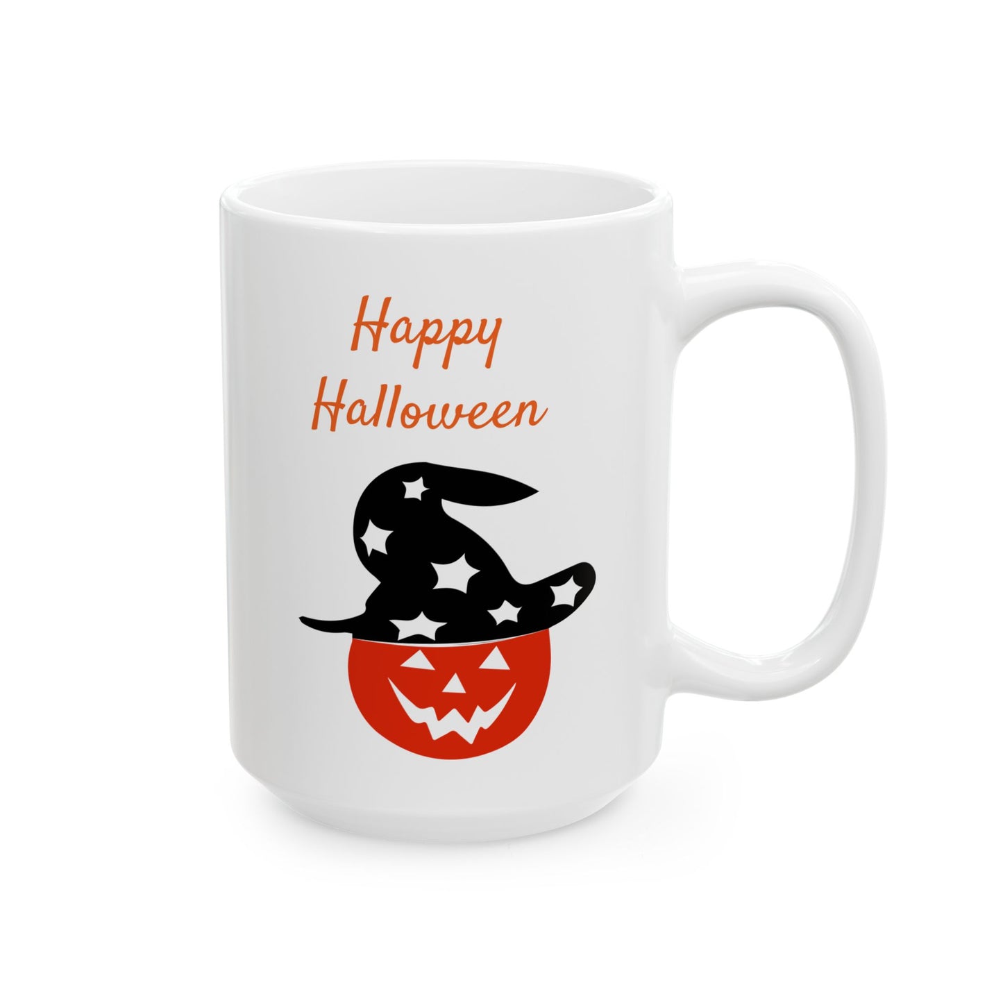 Happy Halloween Pumpkin Witch Hat Coffee Mug