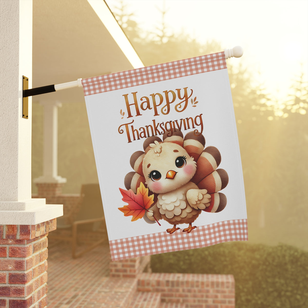 Happy Thanksgiving Garden Flag