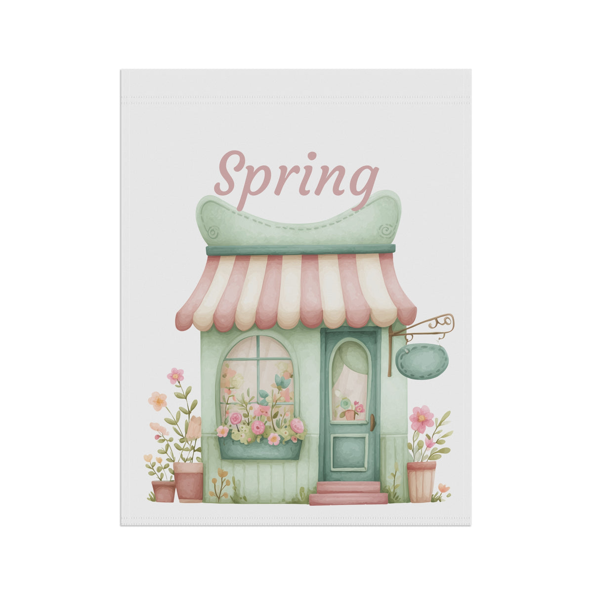 Spring Cottage Garden Flag