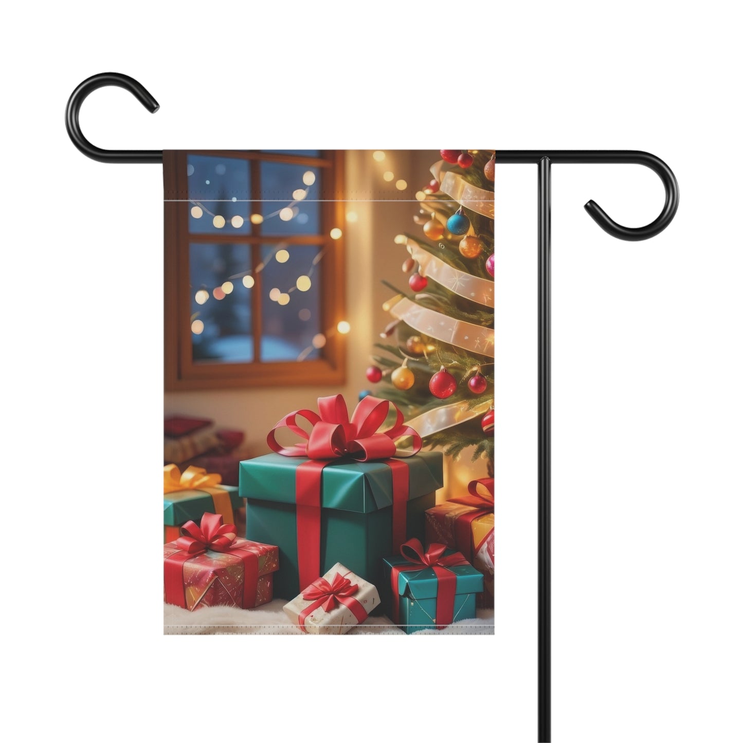 Beautiful Christmas Scene Garden Flag