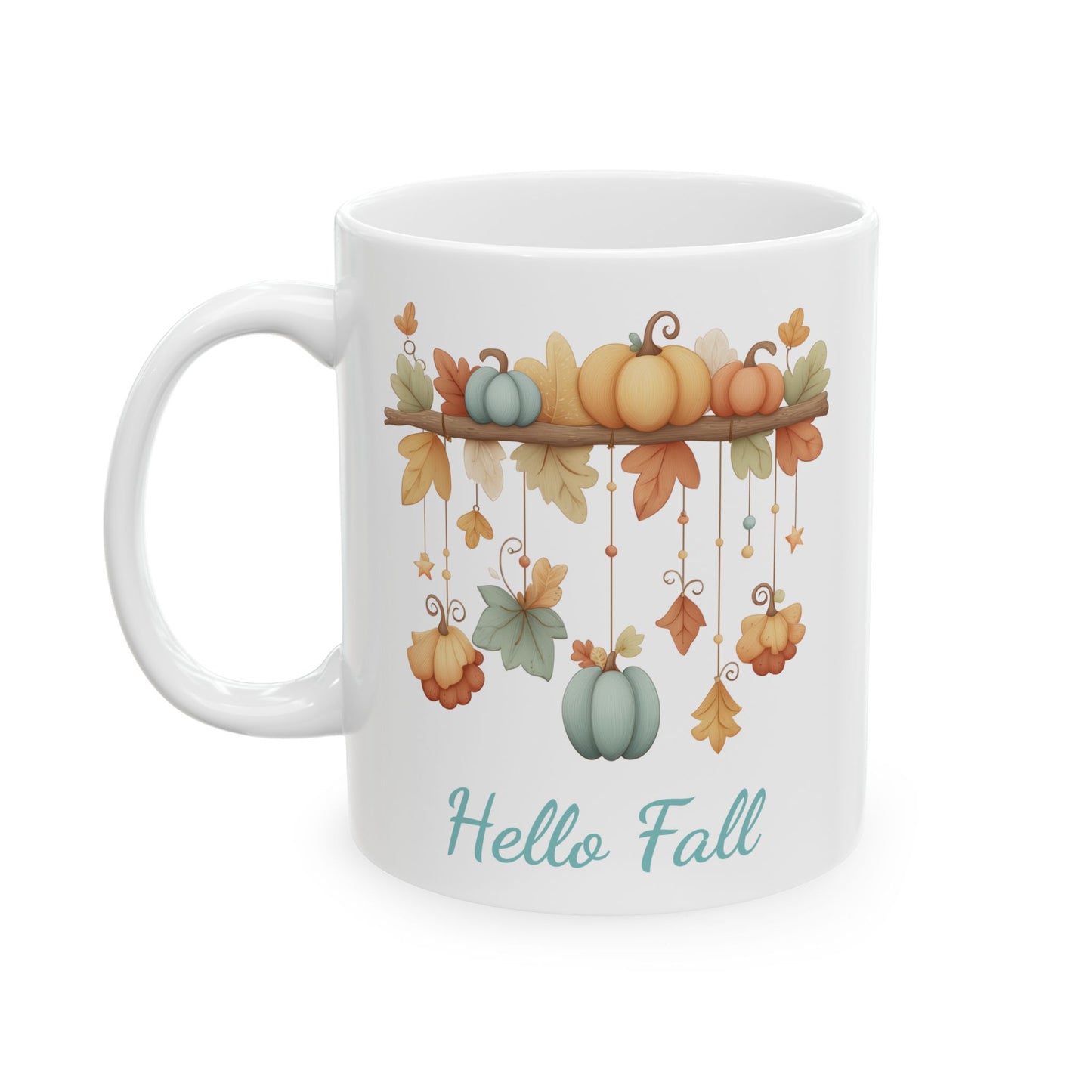 Watercolor Pastel Autumn Ceramic Mug