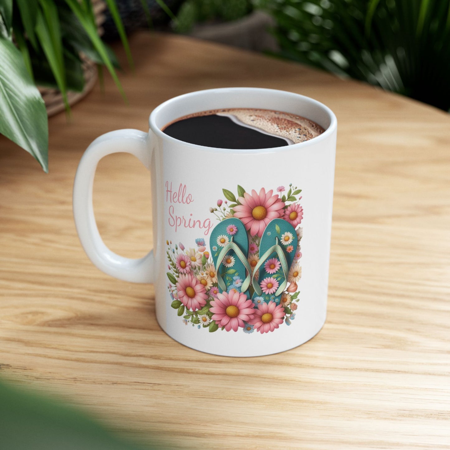 Cute Flip Flops Spring Coffee Mug